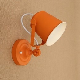 Country Retro Painting Feature Adjustable for Swing Arm Eye Protection Downlight Wall Lights Wall Light