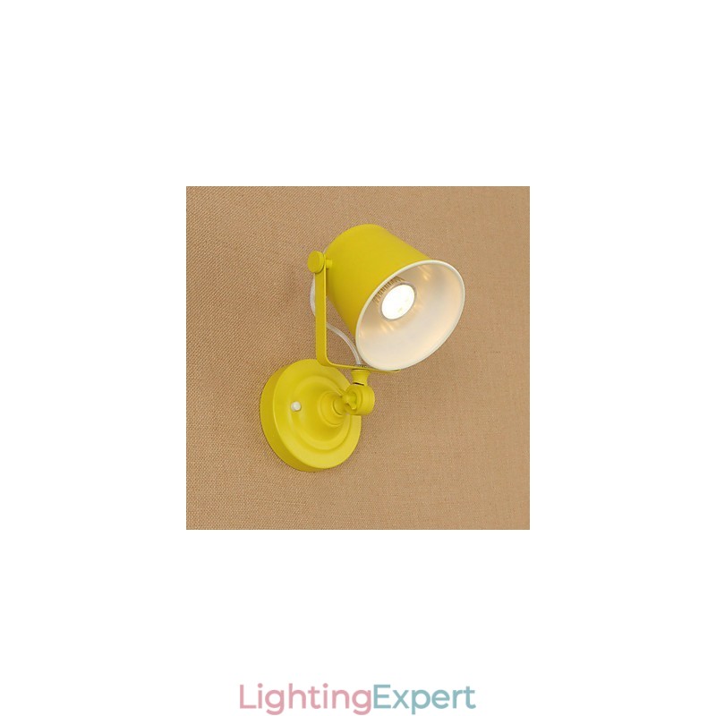 Country Retro Painting Feature Adjustable for Swing Arm Eye Protection Downlight Wall Lights Wall Light