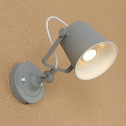 Country Retro Painting Feature Adjustable for Swing Arm Eye Protection Downlight Wall Lights Wall Light