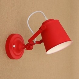 Country Retro Painting Feature Adjustable for Swing Arm Eye Protection Downlight Wall Lights Wall Light