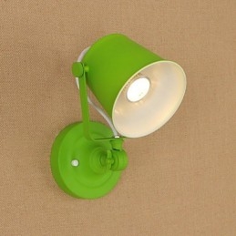 Country Retro Painting Feature Adjustable for Swing Arm Eye Protection Downlight Wall Lights Wall Light