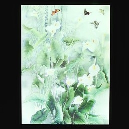 Integrated Modern Contemporary Modern Comtemporary Painting Feature for Ambient Light Wall Sconces
