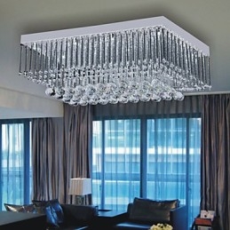Artistic Ceiling Light in Crystal Beaded Design