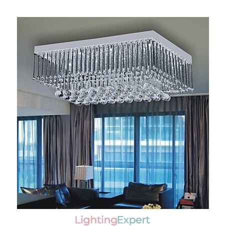 Artistic Ceiling Light in Crystal Beaded Design