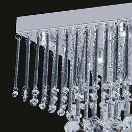 Artistic Ceiling Light in Crystal Beaded Design