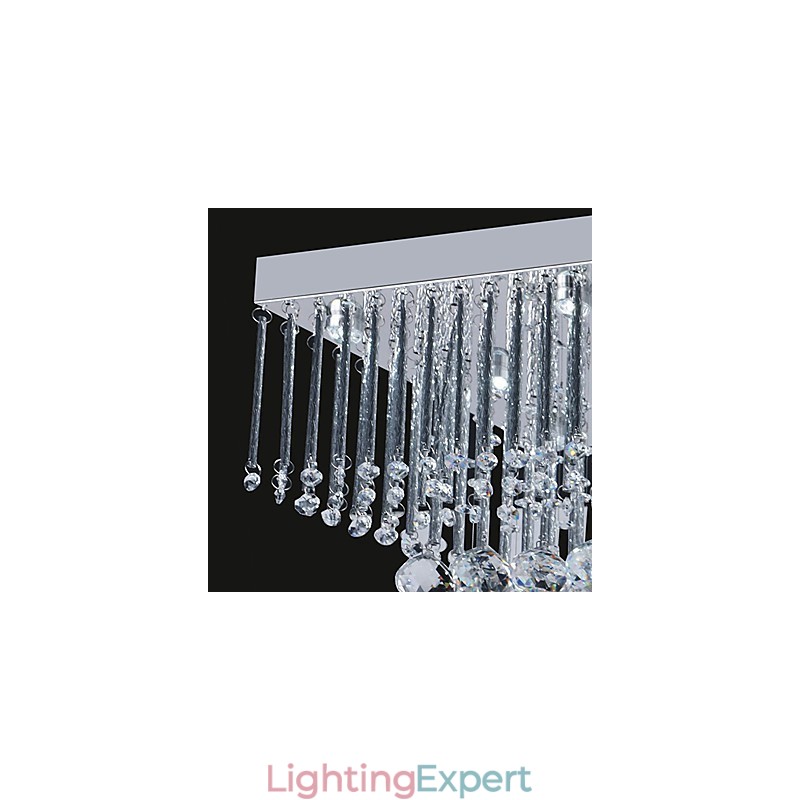 Artistic Ceiling Light in Crystal Beaded Design