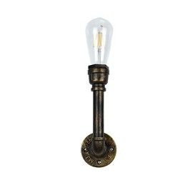 Rustic Lodge Traditional Classic Antique Brass Feature for Ambient Light Wall Lights Wall Light
