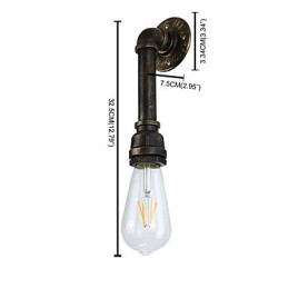 Rustic Lodge Traditional Classic Antique Brass Feature for Ambient Light Wall Lights Wall Light