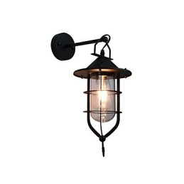 Light Painted Steel Wall Lamp Dumb Black American Coffee Decoration Retro Wall Light Lightsaber Lamp On Wall