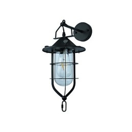 Light Painted Steel Wall Lamp Dumb Black American Coffee Decoration Retro Wall Light Lightsaber Lamp On Wall