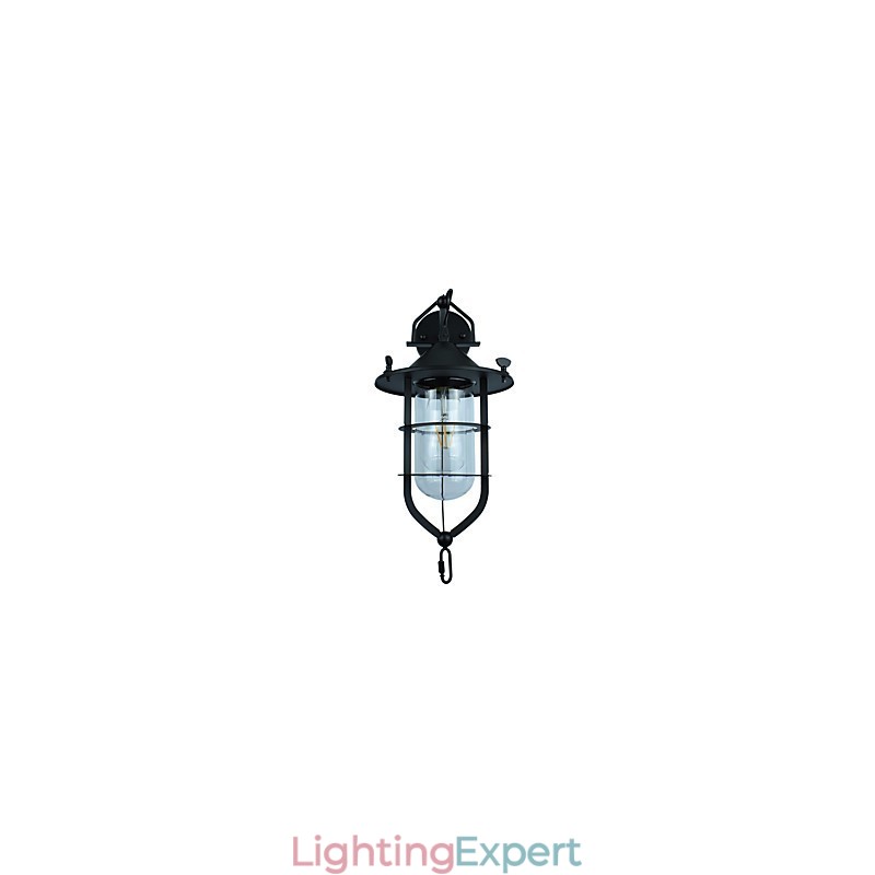 Light Painted Steel Wall Lamp Dumb Black American Coffee Decoration Retro Wall Light Lightsaber Lamp On Wall