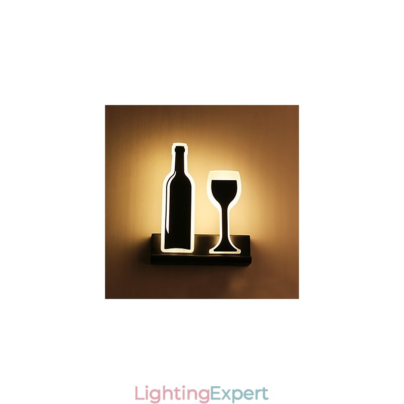 Integrated Modern Contemporary Modern Comtemporary Painting Feature for Ambient Light Wall Sconces