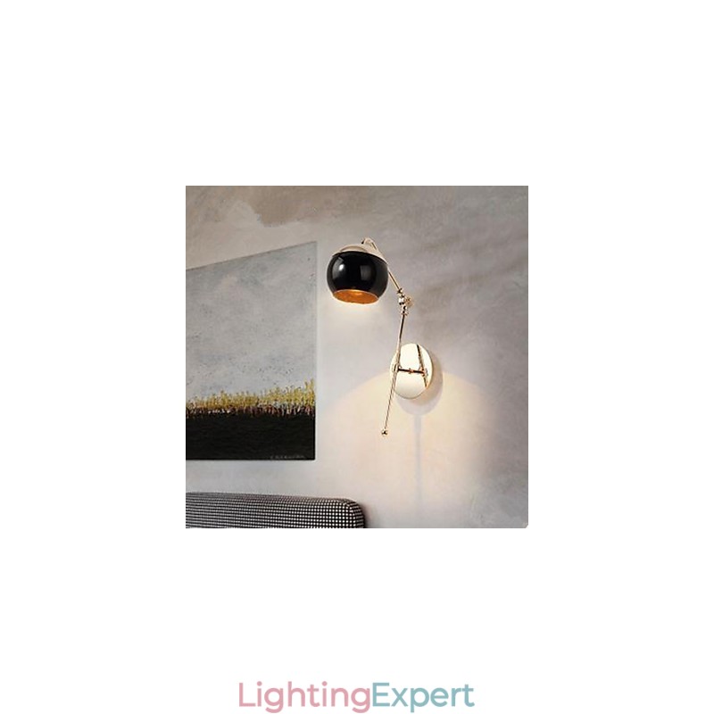 Modern Minimalism Creative Wall Lamp Sitting Room Bedroom Study Character Of The Glass Designer Wall Lamp