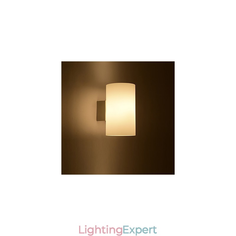 Glass Wall Lamp For Metal Base And Glass shade For Bedroom Light
