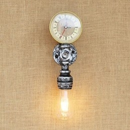 Simple Country Retro Painting Feature for Mini Style Ambient Light Wall Sconces Wall Light