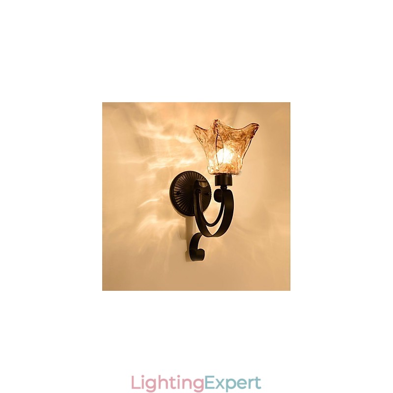 Wall Lamp Simple Living Room Light Iron Decorative Bedroom Bedside Lamp Corridor Lamp