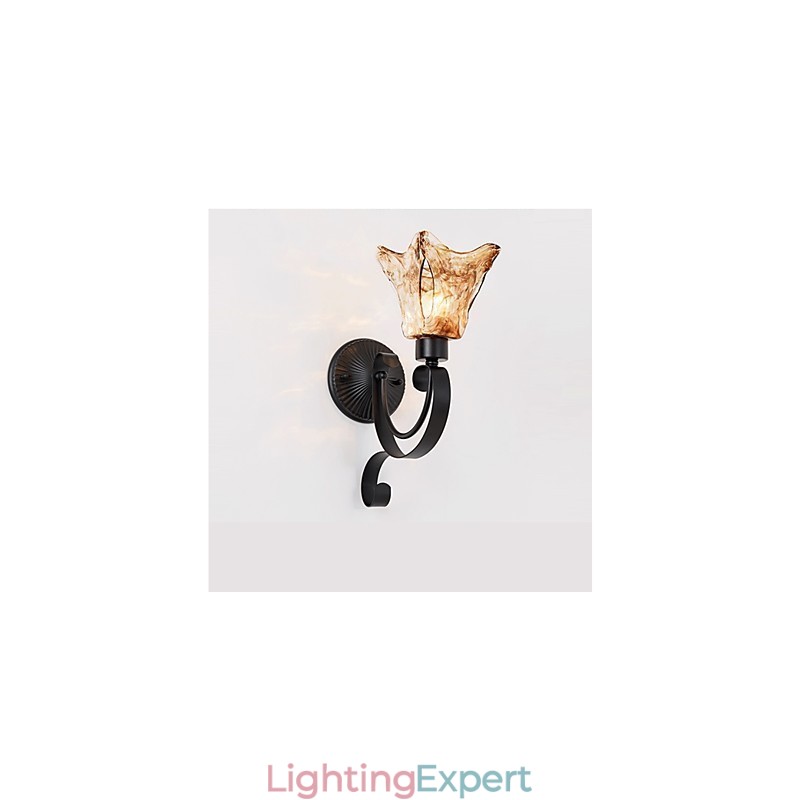Wall Lamp Simple Living Room Light Iron Decorative Bedroom Bedside Lamp Corridor Lamp
