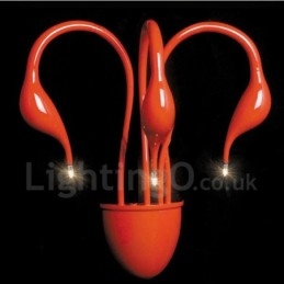 Swan Head Modern Contemporary Multi Colours Ambient Light Wall Sconces Wall Light