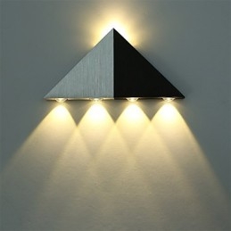 Modern Triangle Wall Sconce Light Fixture Indoor Hallway Up Down Wall Lamp Spot Light Aluminum Decorative Lighting for Studio Restauran