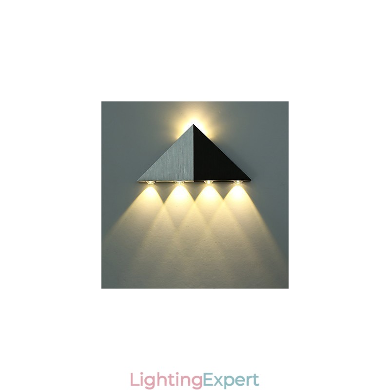 Modern Triangle Wall Sconce Light Fixture Indoor Hallway Up Down Wall Lamp Spot Light Aluminum Decorative Lighting for Studio Restauran