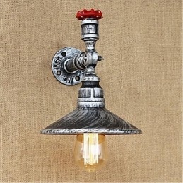 Rustic Lodge Painting Feature for Ambient Light Wall Sconces Wall Light Silver