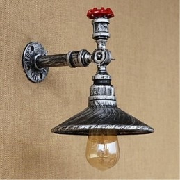 Rustic Lodge Painting Feature for Ambient Light Wall Sconces Wall Light Silver