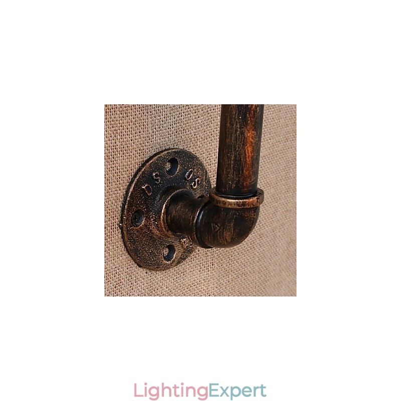 Nostalgia Simple Water Pipe Decorative Small Wall Lamp Wall Light