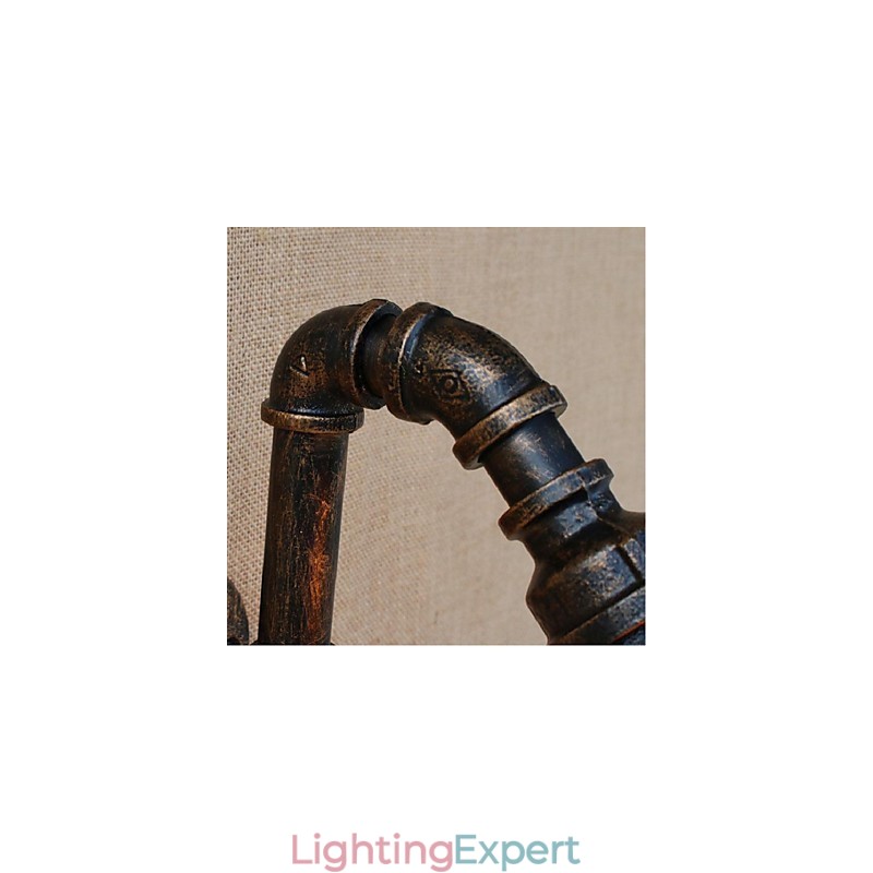 Nostalgia Simple Water Pipe Decorative Small Wall Lamp Wall Light