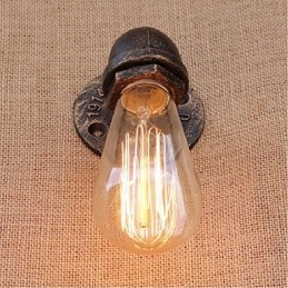 Nostalgia Simple Water Pipe Decorative Small Wall Lamp Wall Light