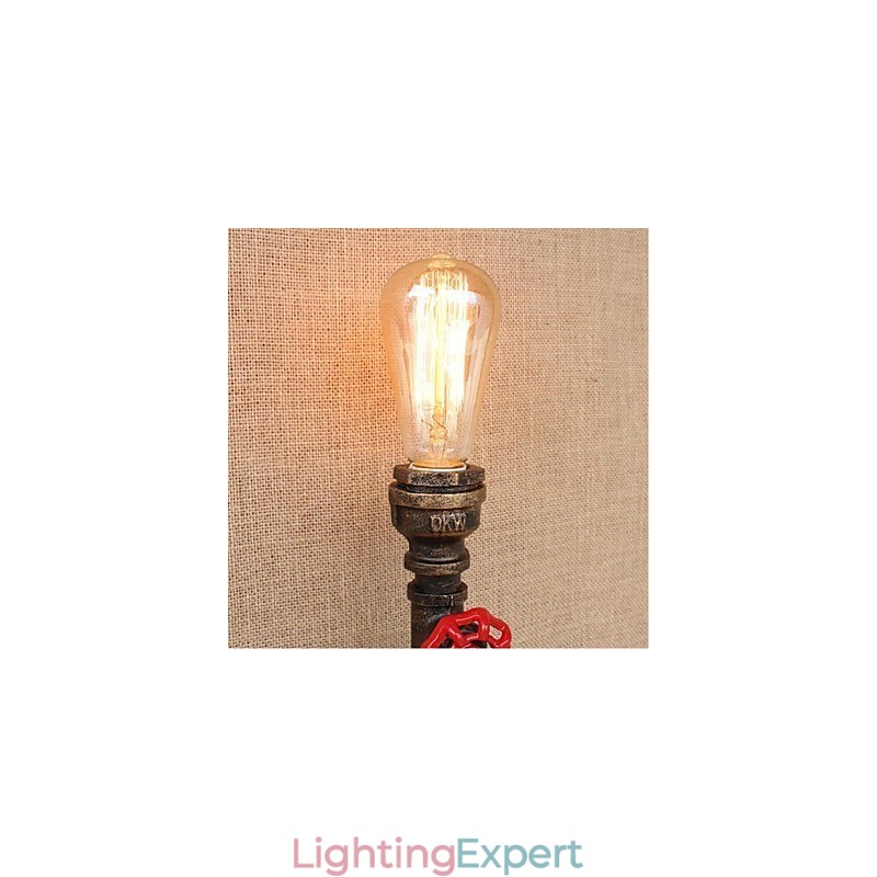 Nostalgia Simple Water Pipe Decorative Small Wall Lamp Wall Light