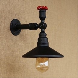 Rustic Lodge Painting Feature for Ambient Light Wall Sconces Wall Light Black