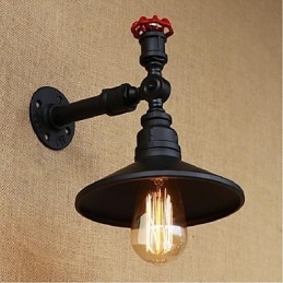 Rustic Lodge Painting Feature for Ambient Light Wall Sconces Wall Light Black