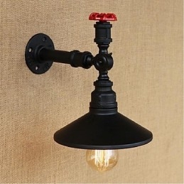 Rustic Lodge Painting Feature for Ambient Light Wall Sconces Wall Light Black