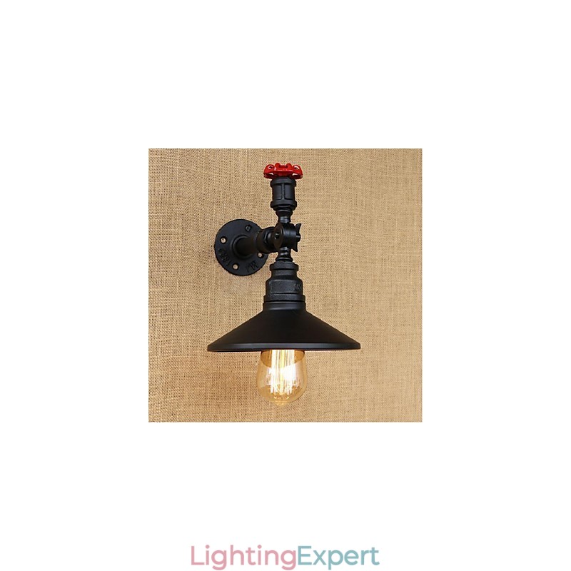 Rustic Lodge Painting Feature for Ambient Light Wall Sconces Wall Light Black