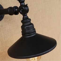 Rustic Lodge Painting Feature for Ambient Light Wall Sconces Wall Light Black