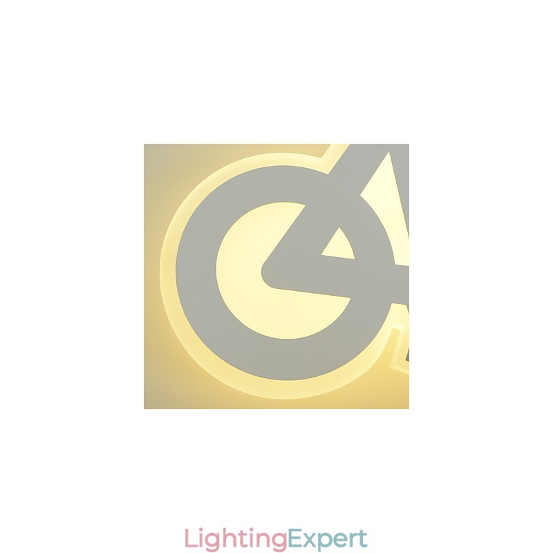 Integrated Modern Contemporary Painting Feature for Ambient Light Wall Sconces Wall Light