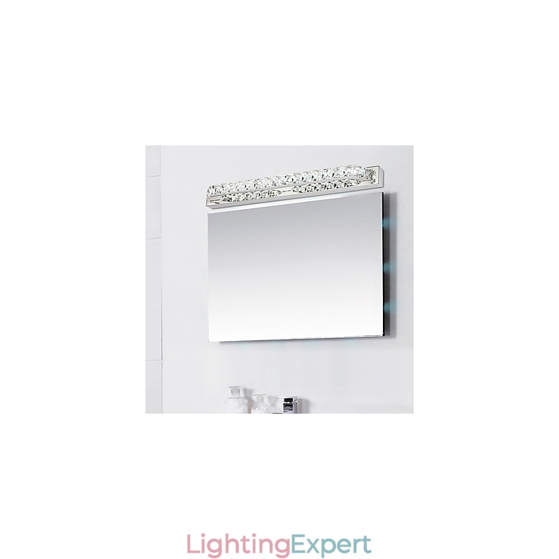 Long High Quality Mirror Lamp Bathroom Lights Metal and Crystal Wall Light