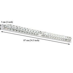 Long High Quality Mirror Lamp Bathroom Lights Metal and Crystal Wall Light