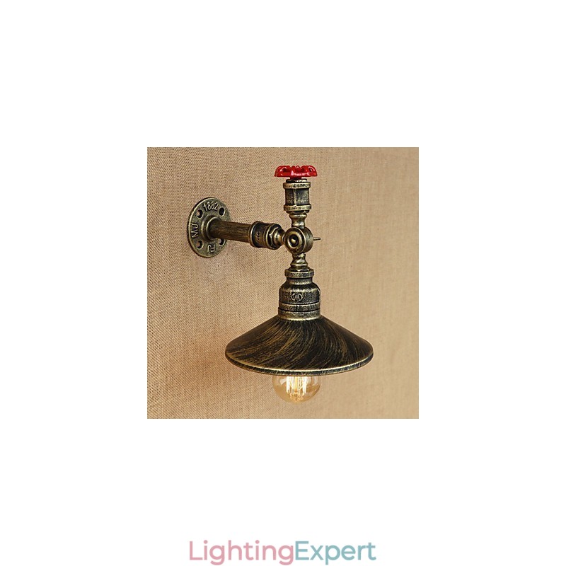 Retro Restaurant Edison Industrial Hoses Single Head Adornment Wall Lamp