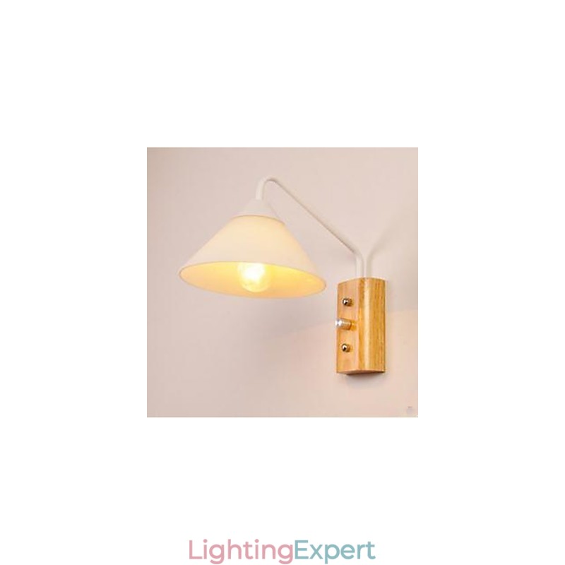 Japanese Korean Aisle Porch Stairs Bedroom Bedside Lamp Wall Lamp Glass Wood