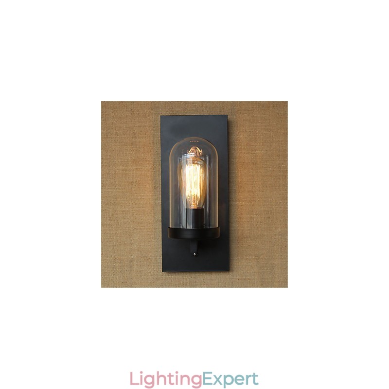 Rustic Lodge Country Retro Painting Feature for Eye Protection Ambient Light Wall Sconces