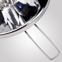 Modern Contemporary Crystal Mini Style Chrome Metal Flush Mount