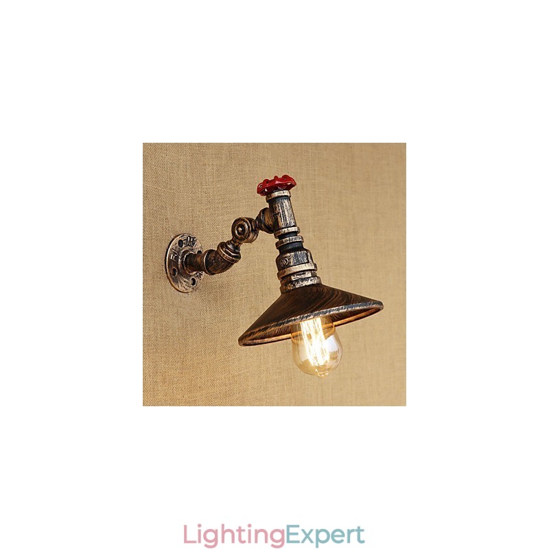 Country Retro Painting Feature for Mini Style Rotatable Light Swing Arm Lights Wall Light