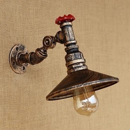 Country Retro Painting Feature for Mini Style Rotatable Light Swing Arm Lights Wall Light