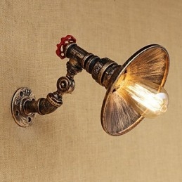 Country Retro Painting Feature for Mini Style Rotatable Light Swing Arm Lights Wall Light
