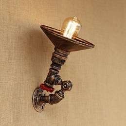Country Retro Painting Feature for Mini Style Rotatable Light Swing Arm Lights Wall Light