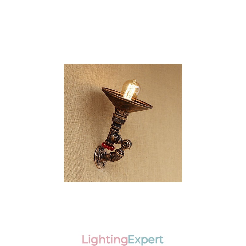 Country Retro Painting Feature for Mini Style Rotatable Light Swing Arm Lights Wall Light