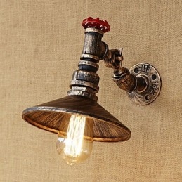 Country Retro Painting Feature for Mini Style Rotatable Light Swing Arm Lights Wall Light
