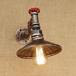 Country Retro Painting Feature for Mini Style Rotatable Light Swing Arm Lights Wall Light