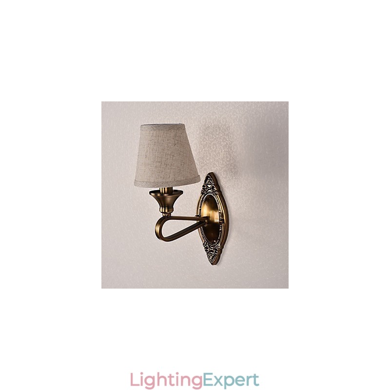 Traditional Classic Electroplated Feature for Eye Protection Downlight Wall Sconces Wall Light